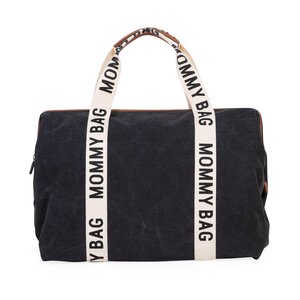 Childhome suur tarvikute kott Mommy Bag Signature Canvas Black - Childhome