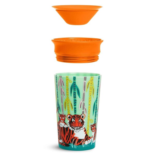 Munchkin harjutustass 360Miracle, 266ml Rhino/Tiger, 2tk  - Munchkin