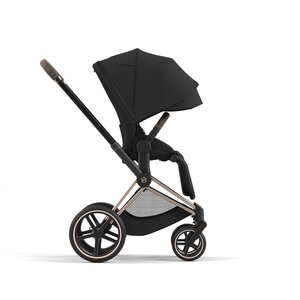 Cybex Priam V4 прогулочная коляска Sepia Black, Rose Gold - Cybex