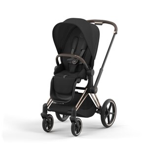 Cybex Priam V4 kомплект коляски Sepia Black, Rose Gold - Cybex