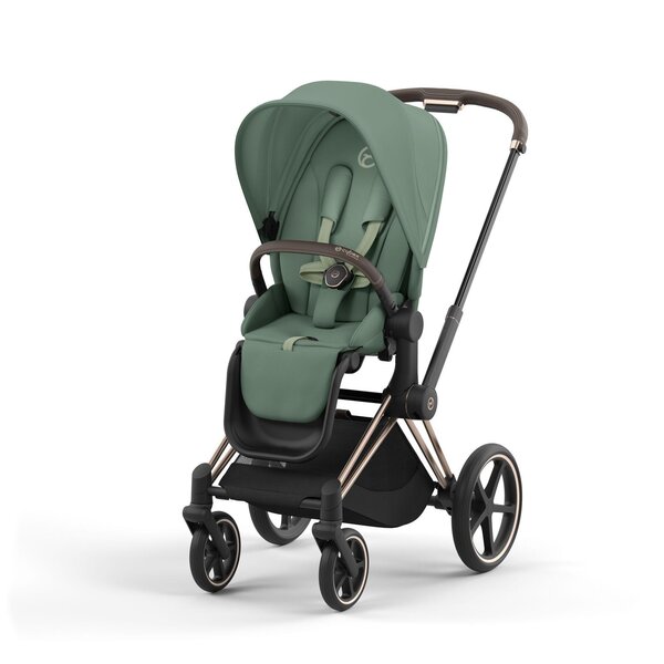 Cybex Priam V4 kомплект коляски Leaf Green, Rose Gold - Cybex