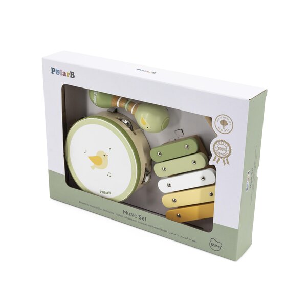 PolarB Music Set - Bird Multicolor - PolarB