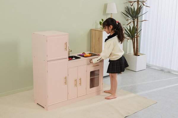 PolarB Modern Kitchen with Light and Sound Pretty Pink - PolarB