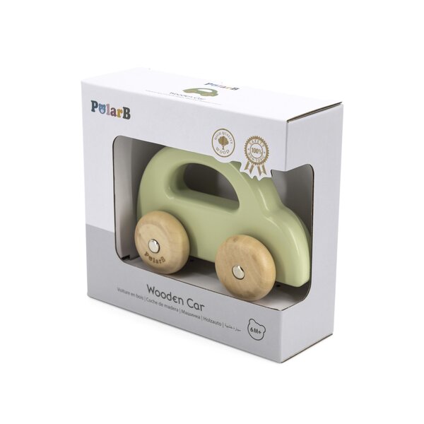 PolarB puidust auto - Roheline  - PolarB