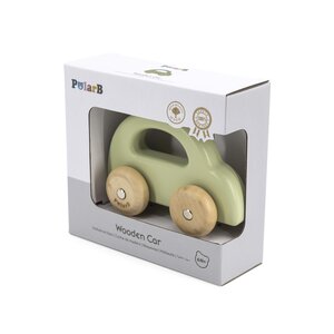 PolarB puidust auto - Roheline  - PolarB