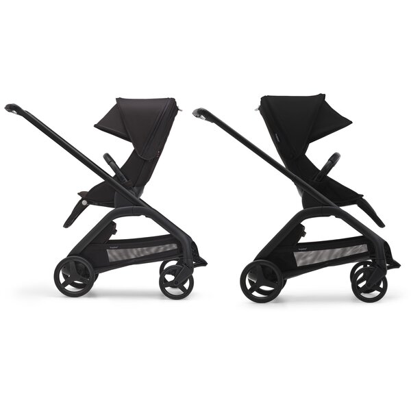 Bugaboo Dragonfly vežimėlis Black/Midnight Black-Midnight Black - Bugaboo