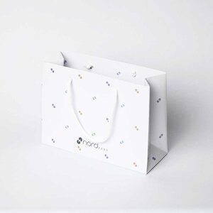 Nordbaby kinkekott 22x16, Logo print - Nordbaby