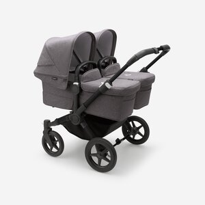 Bugaboo Donkey 5 Twin 2in1 web set Black/Grey Melange, Grey Melange - Bugaboo