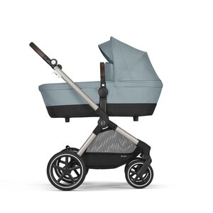 Cybex Eos Lux 2in1 vankrikomplekt Sky Blue, taupe raam - Joie