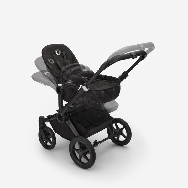 Bugaboo Donkey 5 Mono complete stroller set Black/Desert Taupe - Bugaboo