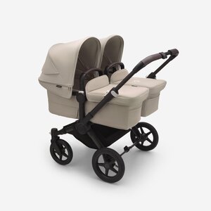 Bugaboo Donkey 5 Twin 2in1 web set Black/Desert Taupse, Desert Taupe - Bugaboo