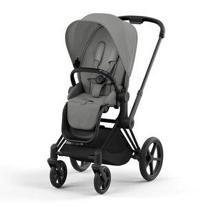 Cybex Priam V4 stroller set Mirage Grey, Frame Matt Black - Cybex