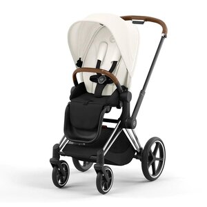 Cybex Priam V4 stroller set Off White, Frame Chrome Brown - Cybex