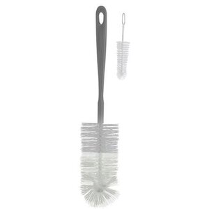 BabyOno Bottle and nipple brush Grey - BabyOno