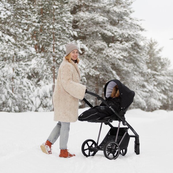 Nordbaby footmuff Max Black - Nordbaby