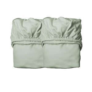 Leander простыня 60x120 cm, Sage Green, 2 pcs - Leander