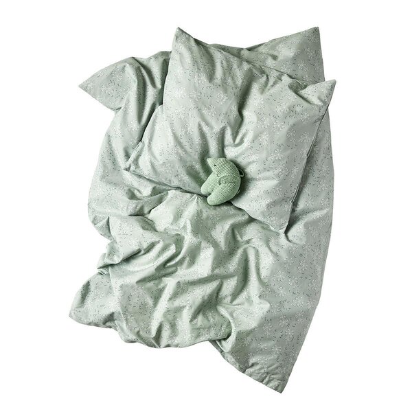 Leander Junior Bedding, 100x140 cm, Meadow, Sage Green - Leander