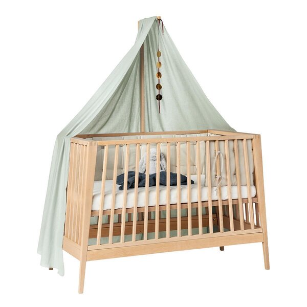 Leander Canopy for Linea and Luna baby cot, Sage Green - Leander