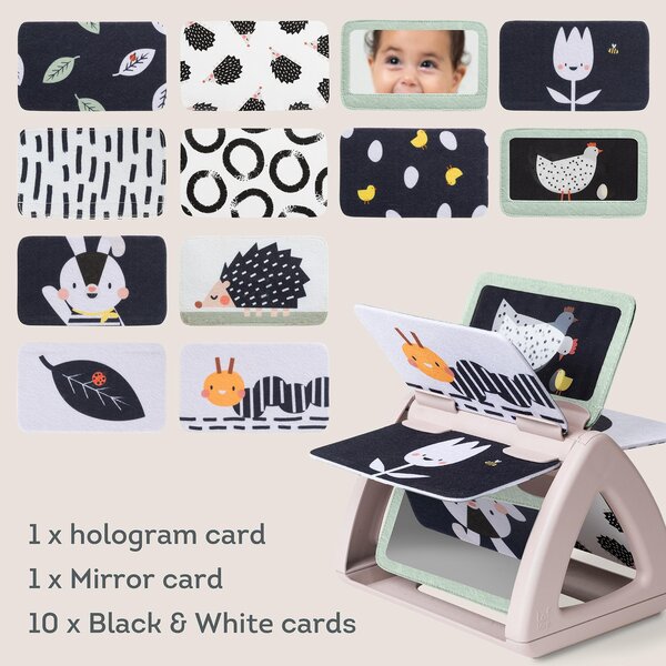 Taf Toys aktiivsuskeskus Black & White Spinning Book - Taf Toys