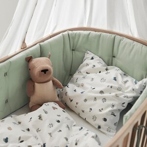 Leander bumper for Classic baby cot, Sage Green - Leander