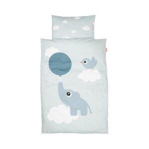 Done by Deer bedding set junior 100x140cm, Elphee Blue - Done by Deer