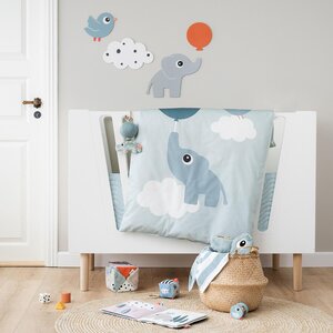 Done by Deer bedding set junior 100x140cm, Elphee Blue - Done by Deer