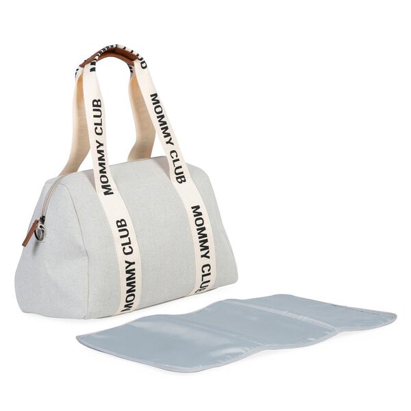 Childhome Mommy Club Nursery Bag - Signature Off White - Childhome