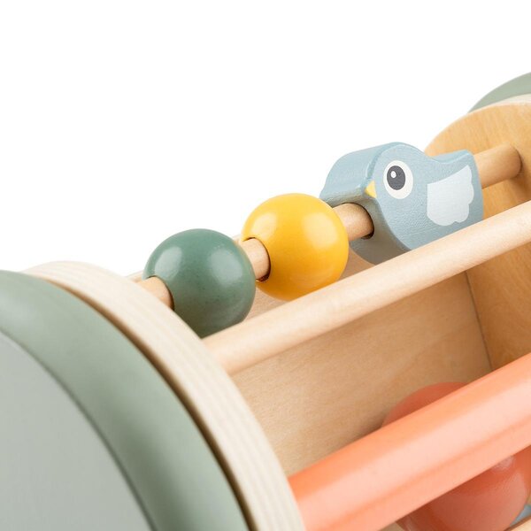 Done by Deer wooden toy Rolling activity mirror Birdee - Done by Deer
