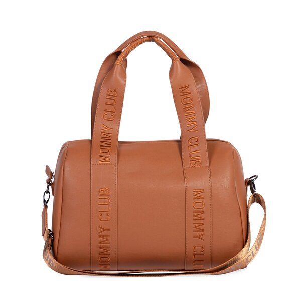 Childhome tarvikute kott Mommy Club Signature Vegan Leather Brown - Childhome