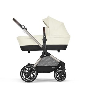 Cybex Eos Lux 2in1 коляска Seashell Beige, taupe frame - Cybex