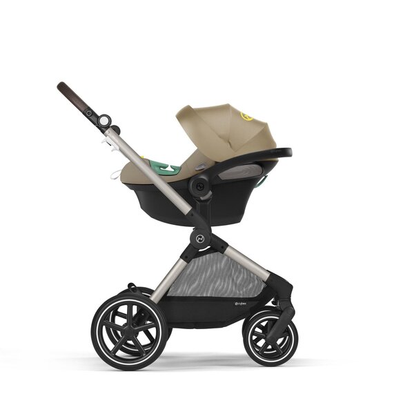 Cybex Eos Lux 2in1 kомплект коляски Seashell Beige, taupe frame - Cybex