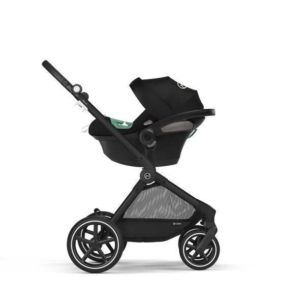 Cybex Eos Lux 2in1 kомплект коляски Moon Black, black frame - Cybex