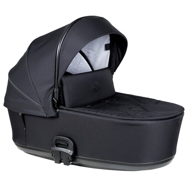 Nordbaby Active Lux vankrikomplekt Caviar Black, raamiga Chrome Black  - Nordbaby