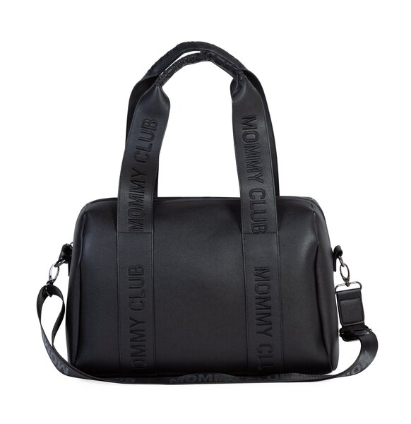 Childhome tarvikute kott Mommy Club Signature Vegan Leather Black - Childhome