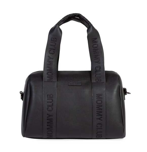 Childhome tarvikute kott Mommy Club Signature Vegan Leather Black - Childhome