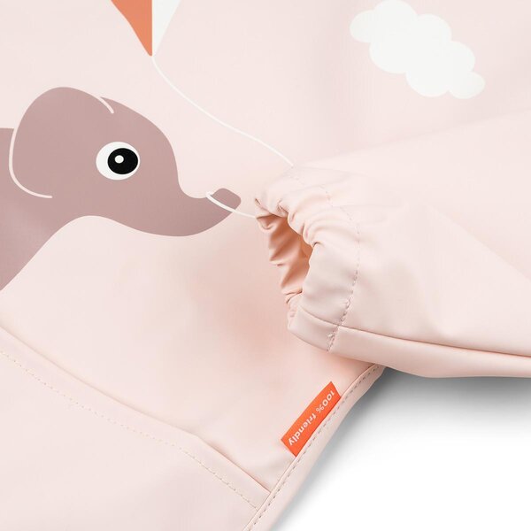 Done by Deer sleeved pocket bib Playground Powder - Done by Deer