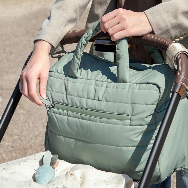 Done by Deer quilted changing bag Green - Done by Deer
