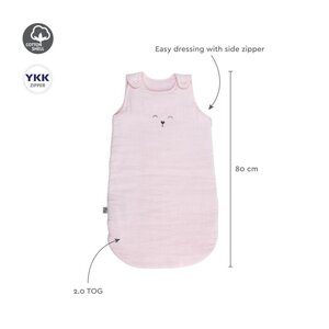 Nordbaby magamiskott TOG 2.0 Sleepy, Light Pink - Nordbaby