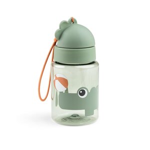 Done by Deer straw bottle 280ml, Playground Green - Done by Deer