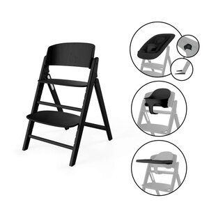 Cybex Click&Fold 4in1 söögitooli komplekt, Stunning Black - Cybex
