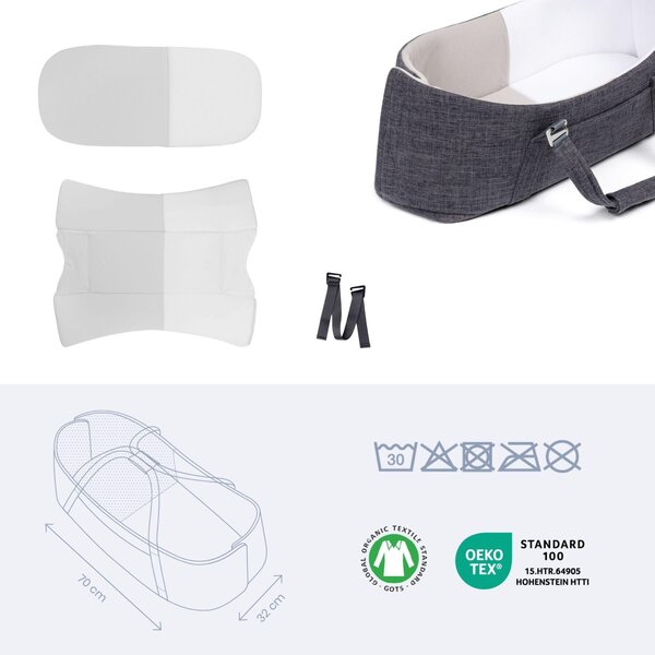 Doomoo kandekookon Nest n Go Grey - Doomoo