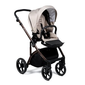 Nordbaby Active Plus vankrikomplekt Mushroom Beige, raamiga Bronze Black - Nordbaby
