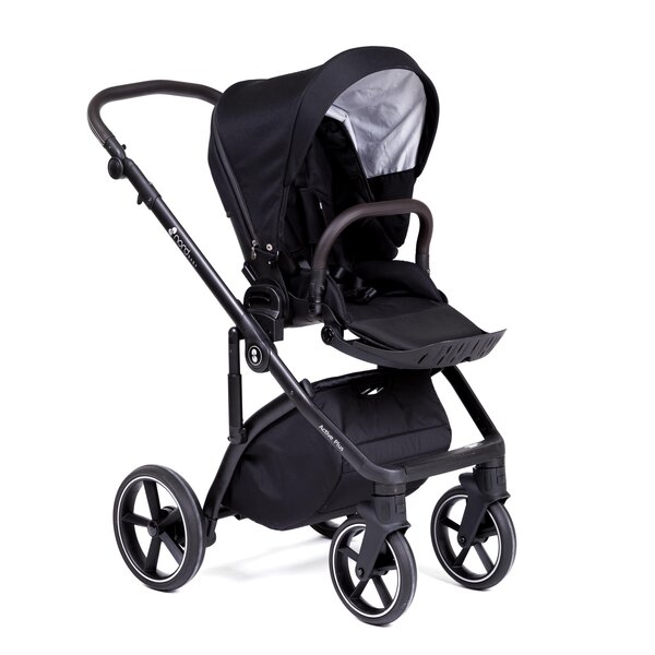 Nordbaby Active Plus kомплект коляски Brilliant Black, Onyx Dark Brown - Nordbaby