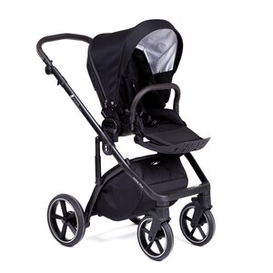 Nordbaby Active Plus vankrikomplekt Brilliant Black, raamiga Onyx Dark Brown - Nordbaby