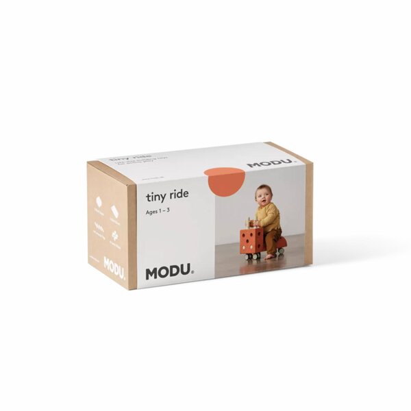 Modu pealeistutav sõiduk Tiny Ride,Burnt Orange/Dusty Green - Modu