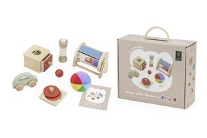 PolarB puidust mänguasjade komplekt 6-12 kuud - PolarB