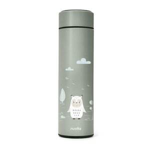Nuvita roostevabast terasest termos LED 500ml, Sage Green - Nuvita