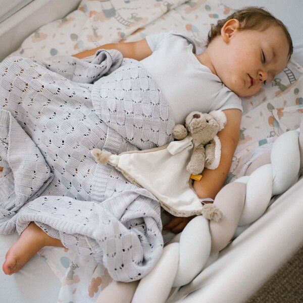 BabyOno bamboo knitted blanket 75x100cm, Grey - BabyOno