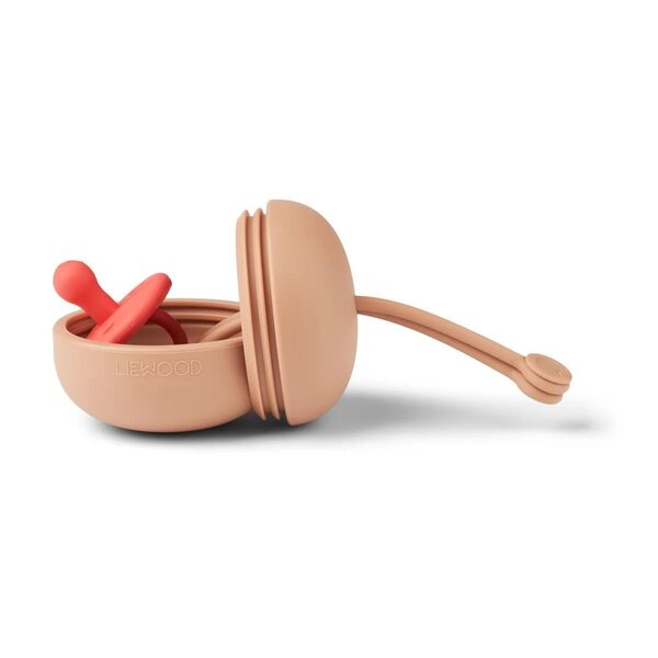 Liewood Philip Pacifier Box, Tuscany rose - Liewood
