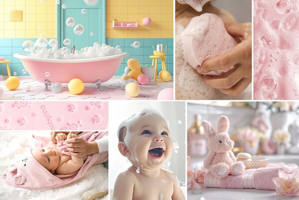 BabyOno pesusvamm Roosa - BabyOno